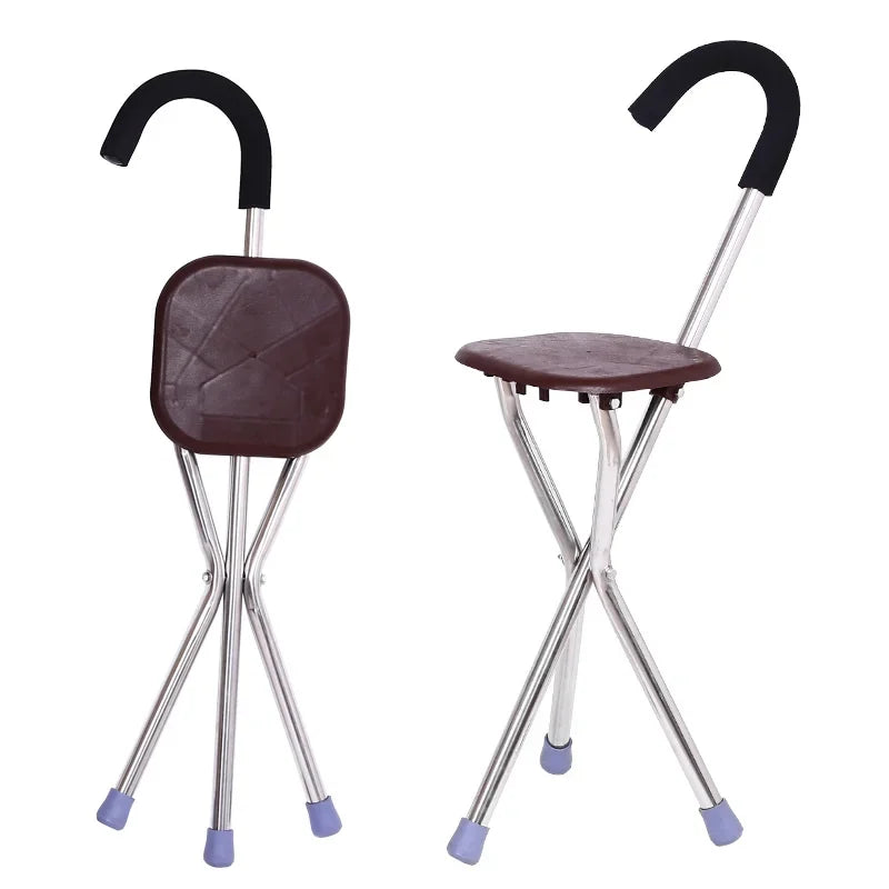 German elderly crutch stool