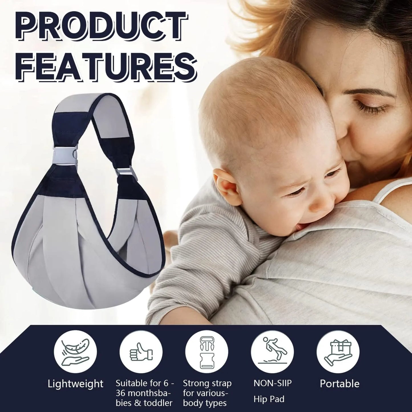 Baby Sling Wrap Carrier