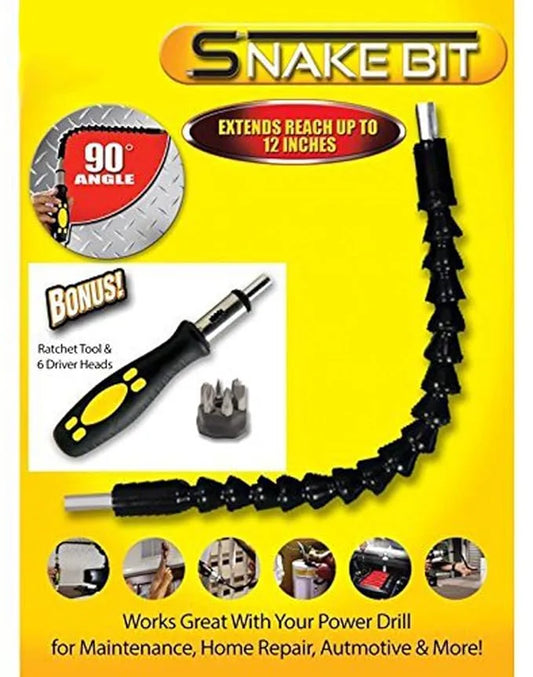 Flexible Snake Bit Drill Bit Extender