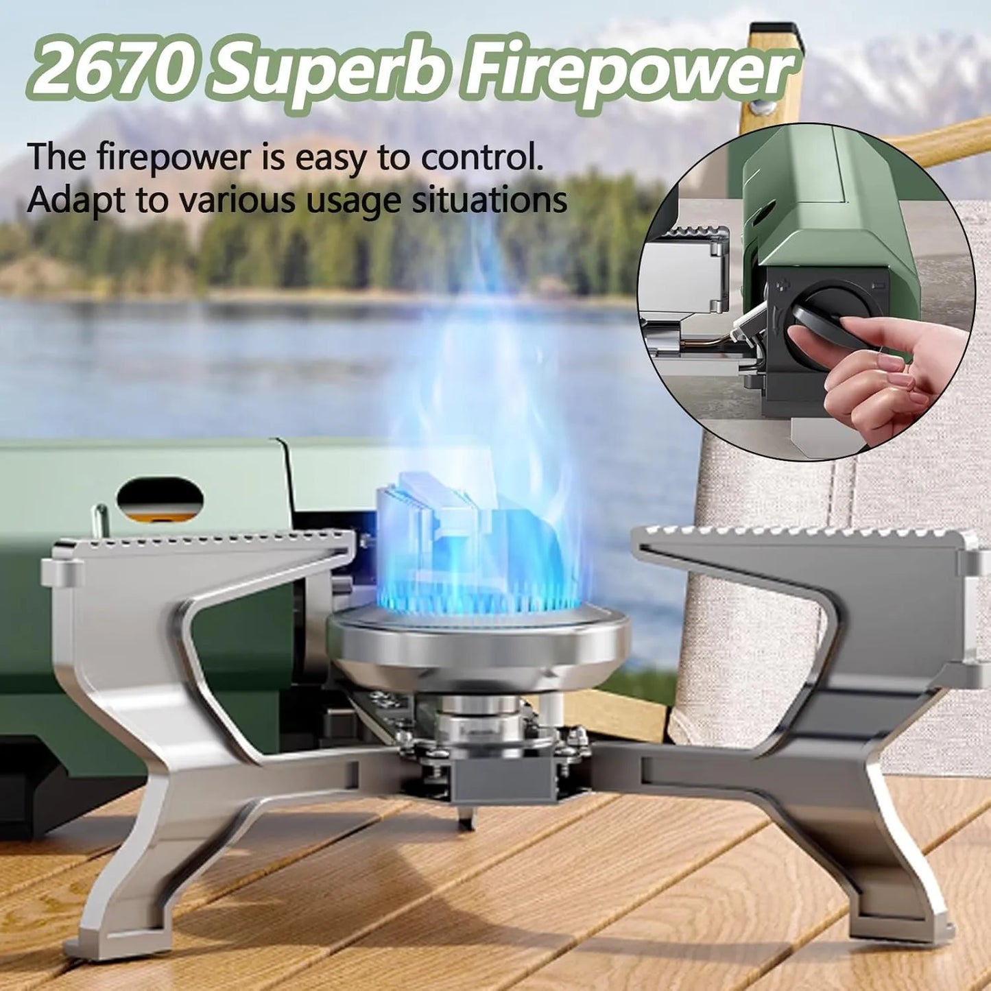 Portable cassette stove