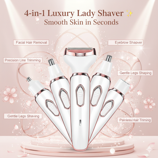 4-in-1 Luxury Lady Shaver
